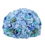 20" Pre-Arranged Artificial Rose Wedding Centerpiece ARTI_BALL_RS02_20_BLUE