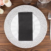 20 Rectangular 17" x 12" Airlaid Paper Disposable Dinner Napkins