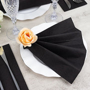 20 Rectangular 17" x 12" Airlaid Paper Disposable Dinner Napkins