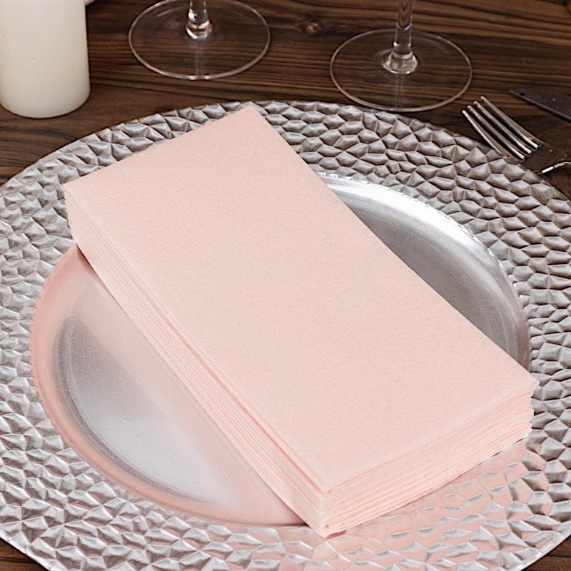 20 Rectangular 17" x 12" Airlaid Paper Disposable Dinner Napkins