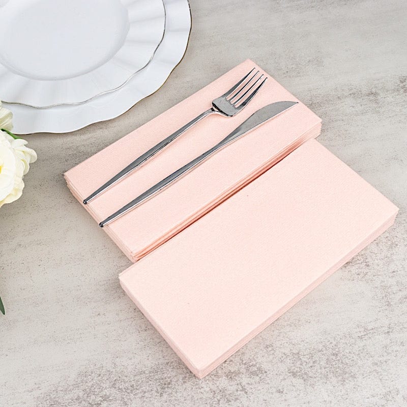 20 Rectangular 17" x 12" Airlaid Paper Disposable Dinner Napkins