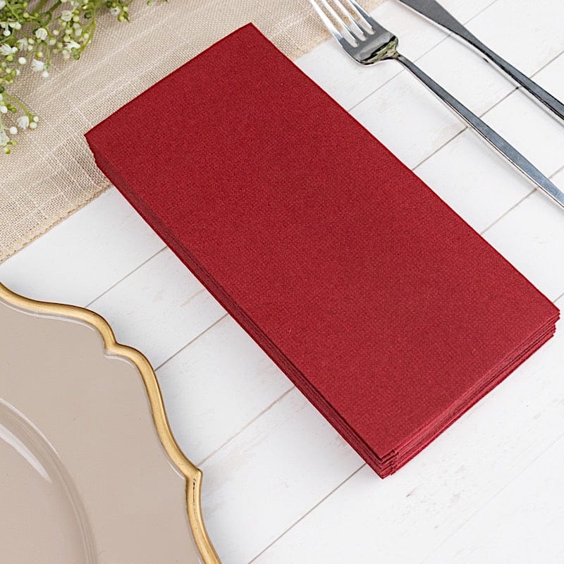 20 Rectangular 17" x 12" Airlaid Paper Disposable Dinner Napkins