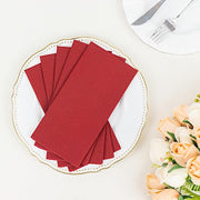 20 Rectangular 17" x 12" Airlaid Paper Disposable Dinner Napkins