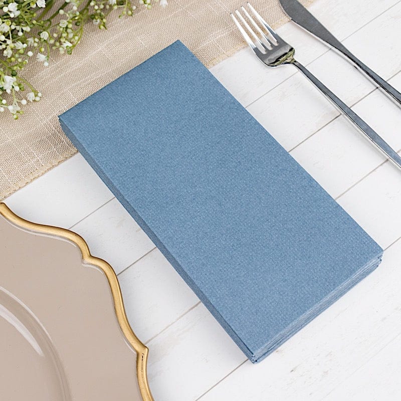 20 Rectangular 17" x 12" Airlaid Paper Disposable Dinner Napkins