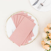 20 Rectangular 17" x 12" Airlaid Paper Disposable Dinner Napkins