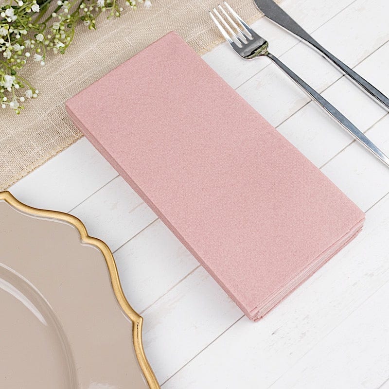 20 Rectangular 17" x 12" Airlaid Paper Disposable Dinner Napkins