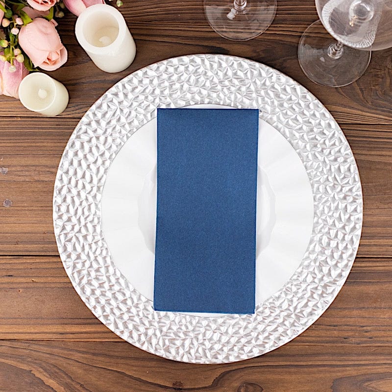 20 Rectangular 17" x 12" Airlaid Paper Disposable Dinner Napkins