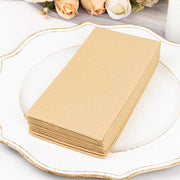 20 Rectangular 17" x 12" Airlaid Paper Disposable Dinner Napkins