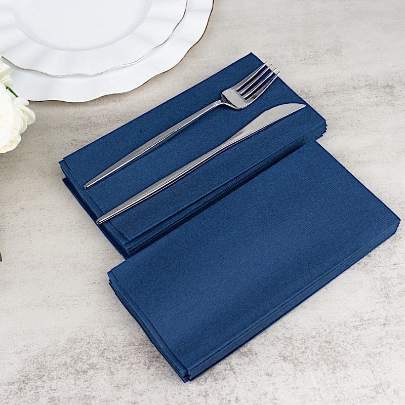 20 Rectangular 17" x 12" Airlaid Paper Disposable Dinner Napkins