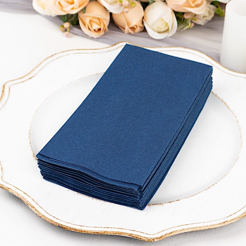 20 Rectangular 17" x 12" Airlaid Paper Disposable Dinner Napkins