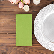 20 Rectangular 17" x 12" Airlaid Paper Disposable Dinner Napkins