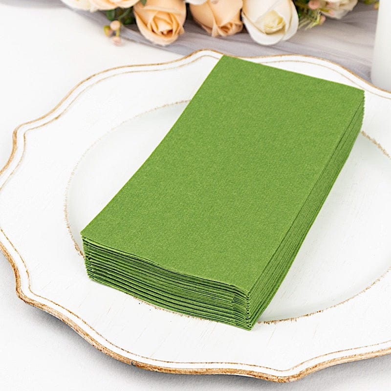 20 Rectangular 17" x 12" Airlaid Paper Disposable Dinner Napkins
