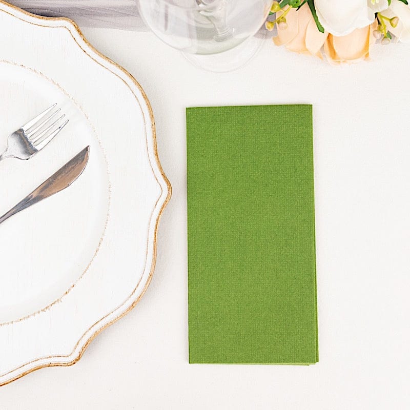 20 Rectangular 17" x 12" Airlaid Paper Disposable Dinner Napkins