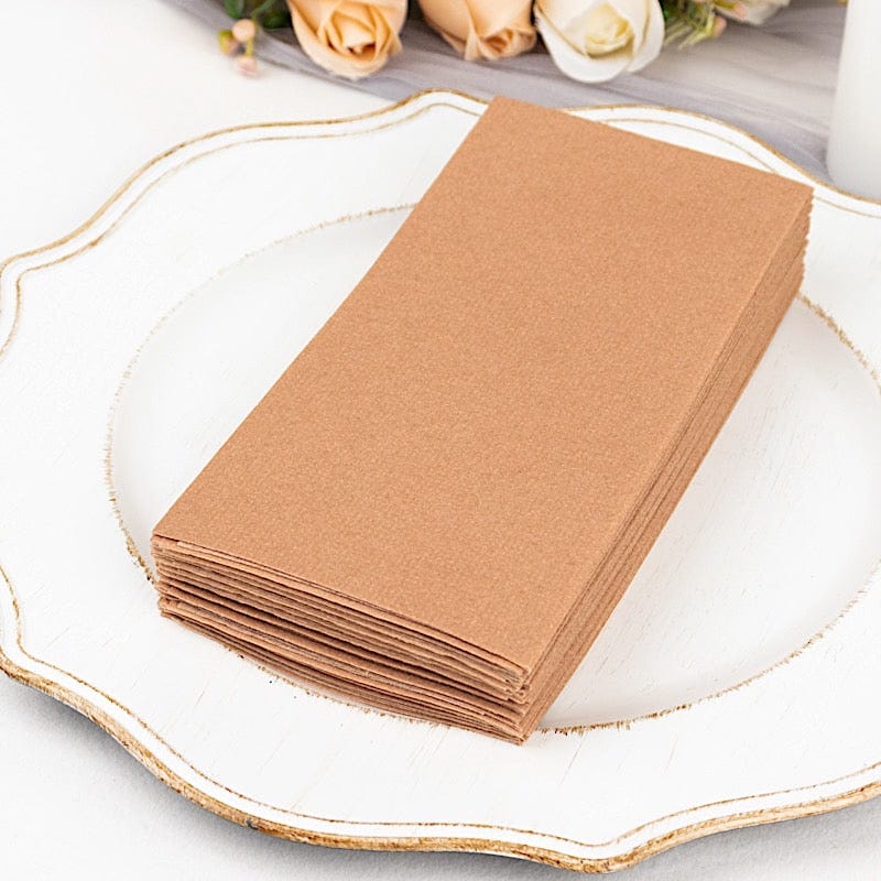 20 Rectangular 17" x 12" Airlaid Paper Disposable Dinner Napkins