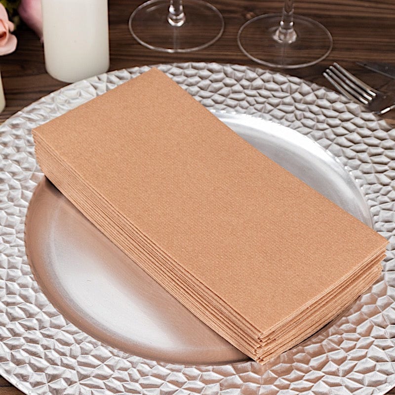 20 Rectangular 17" x 12" Airlaid Paper Disposable Dinner Napkins