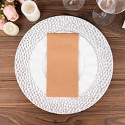 20 Rectangular 17" x 12" Airlaid Paper Disposable Dinner Napkins