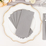 20 Rectangular 17" x 12" Airlaid Paper Disposable Dinner Napkins