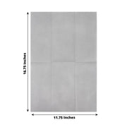 20 Rectangular 17" x 12" Airlaid Paper Disposable Dinner Napkins