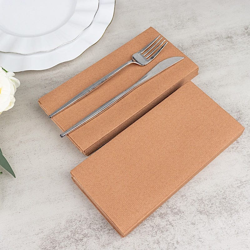 20 Rectangular 17" x 12" Airlaid Paper Disposable Dinner Napkins
