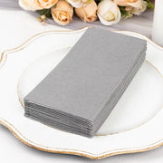 20 Rectangular 17" x 12" Airlaid Paper Disposable Dinner Napkins