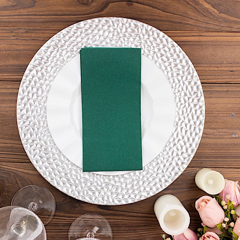 20 Rectangular 17" x 12" Airlaid Paper Disposable Dinner Napkins