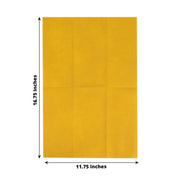 20 Rectangular 17" x 12" Airlaid Paper Disposable Dinner Napkins
