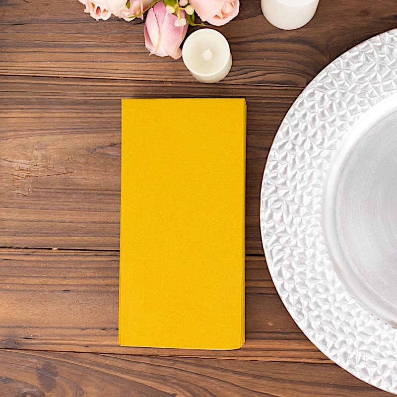 20 Rectangular 17" x 12" Airlaid Paper Disposable Dinner Napkins