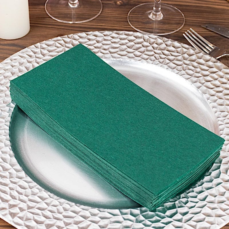 20 Rectangular 17" x 12" Airlaid Paper Disposable Dinner Napkins