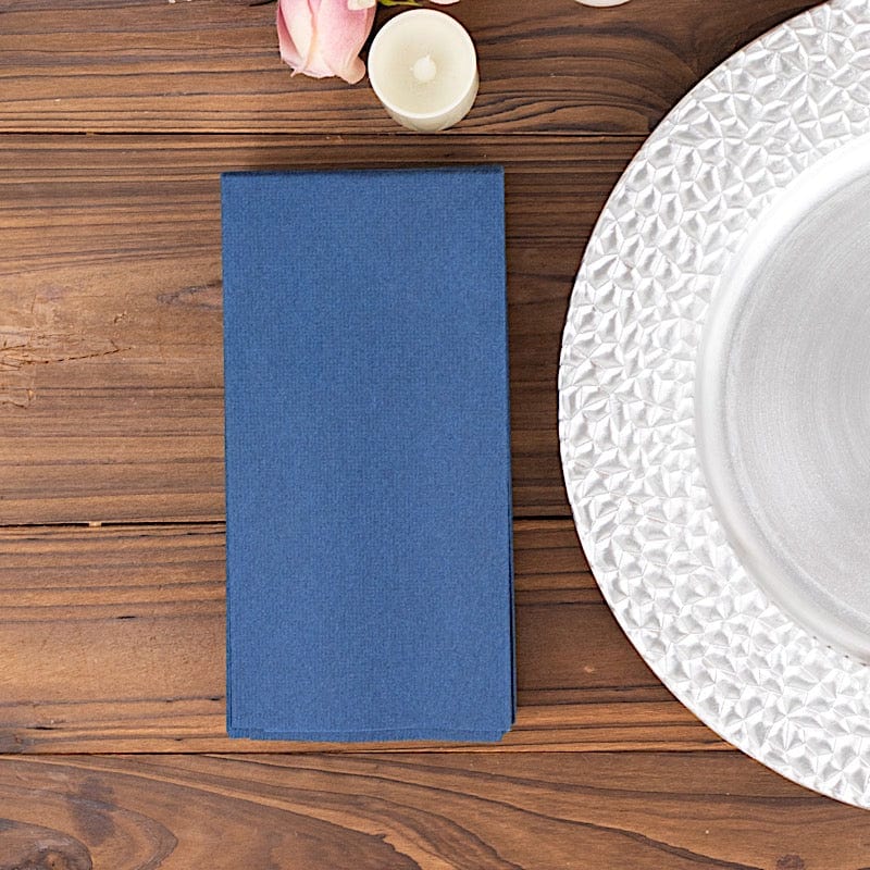 20 Rectangular 17" x 12" Airlaid Paper Disposable Dinner Napkins