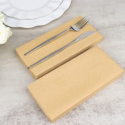 20 Rectangular 17" x 12" Airlaid Paper Disposable Dinner Napkins