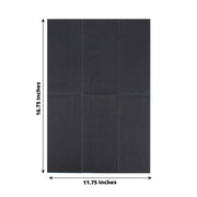 20 Rectangular 17" x 12" Airlaid Paper Disposable Dinner Napkins