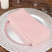 20 Rectangular 17" x 12" Airlaid Paper Disposable Dinner Napkins
