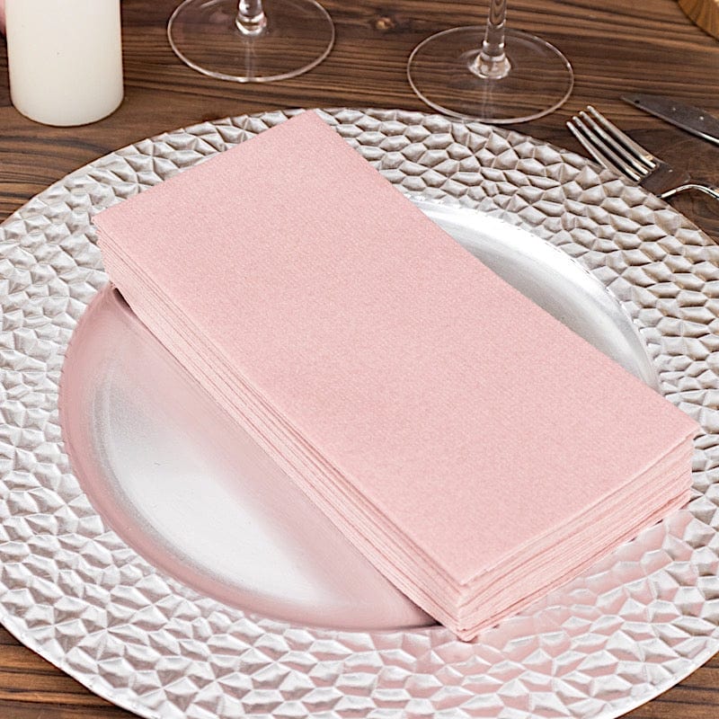 20 Rectangular 17" x 12" Airlaid Paper Disposable Dinner Napkins