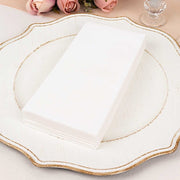 20 Rectangular 17" x 12" Airlaid Paper Disposable Dinner Napkins