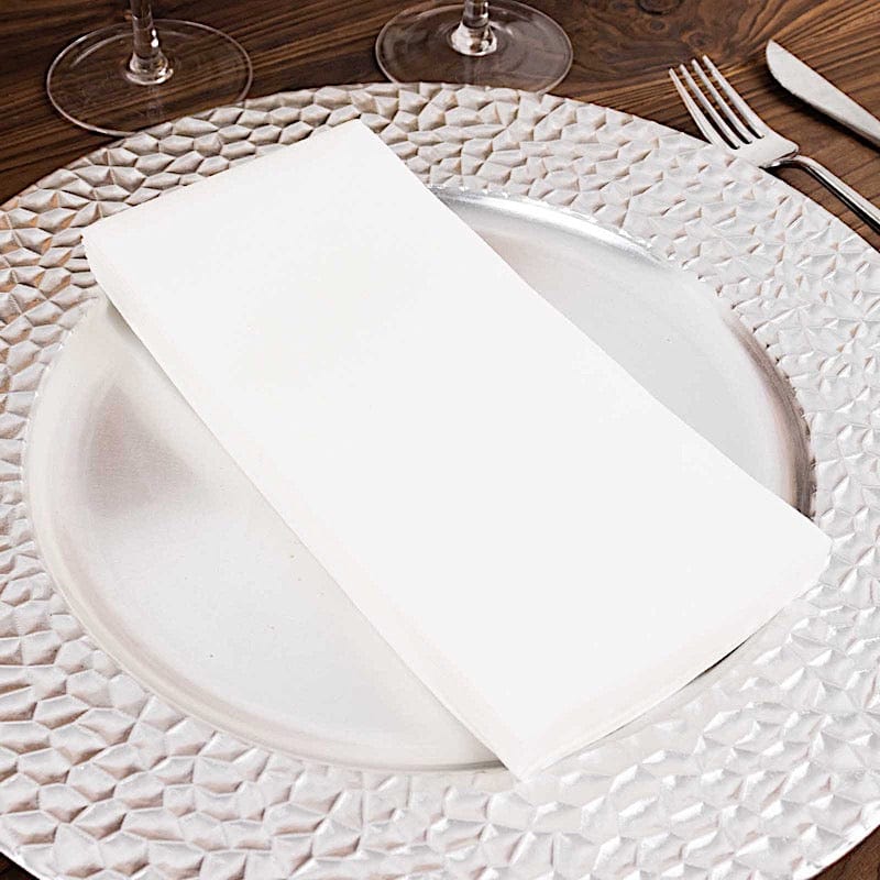 20 Rectangular 17" x 12" Airlaid Paper Disposable Dinner Napkins