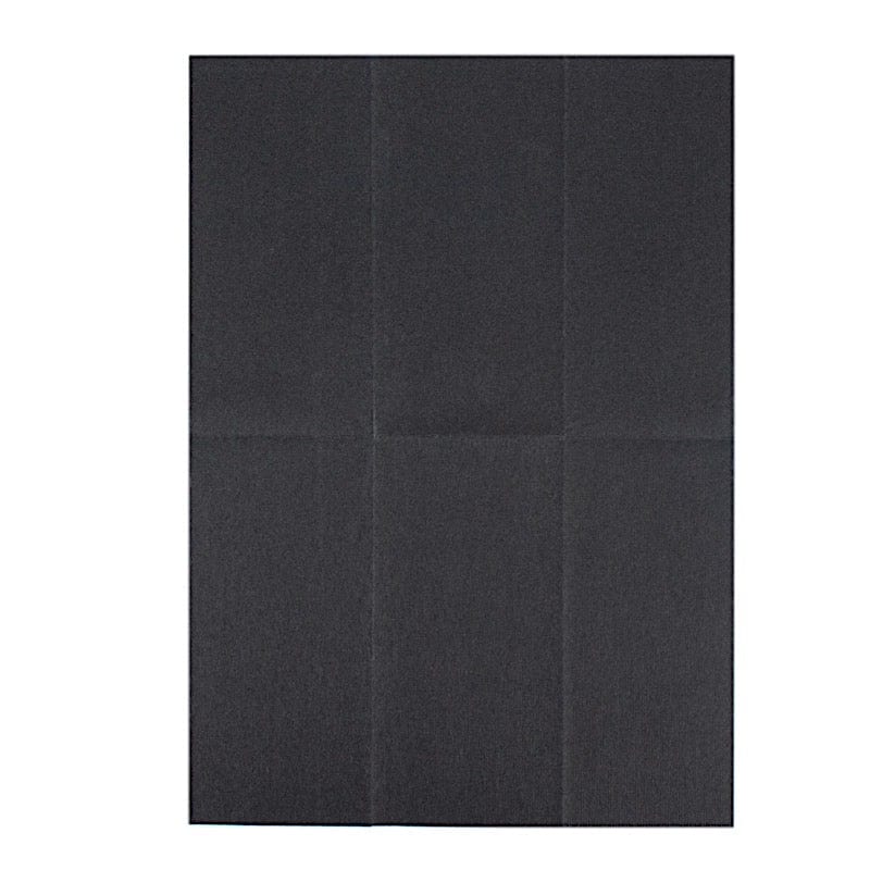 20 Rectangular 17" x 12" Airlaid Paper Disposable Dinner Napkins NAP_DIN2_06_BLK
