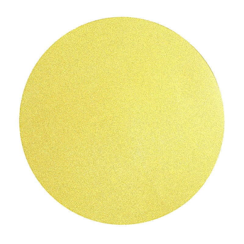 20 Round 13" Glitter Round Paper Table Placemats DSP_CHRG_R0010_GOLD