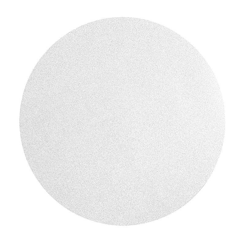 20 Round 13" Glitter Round Paper Table Placemats DSP_CHRG_R0010_SILV