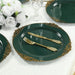 20 Round 13" Plastic Charger Plates with Embossed Baroque Rim CHRG_PLSTLW1310_CLGD_PK20