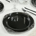 20 Round 13" Plastic Charger Plates with Embossed Baroque Rim CHRG_PLSTLW1310_CLGD_PK20