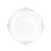 20 Round 13" Plastic Charger Plates with Embossed Baroque Rim CHRG_PLSTLW1310_CLGD_PK20