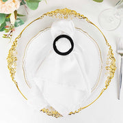 20 Round 2.5" Rhinestone Metal Buckle Chair Decorations