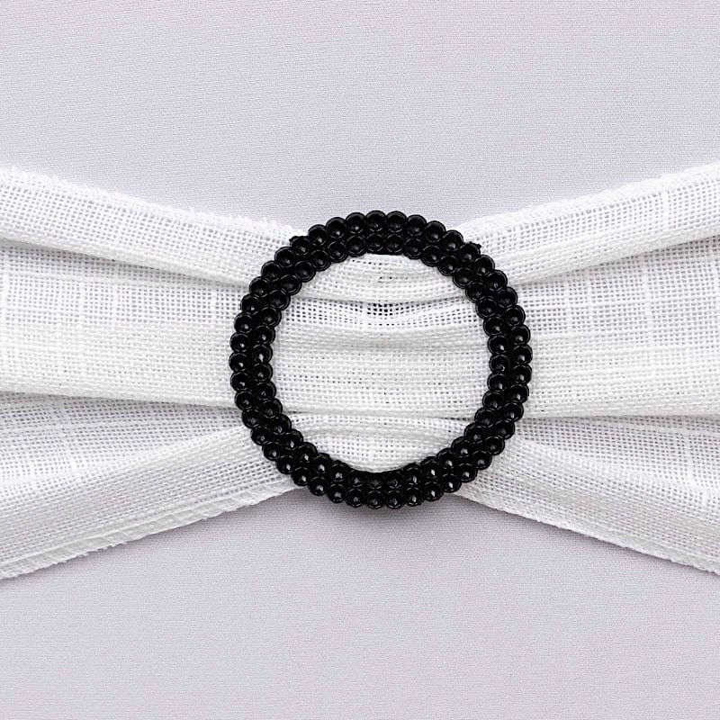 20 Round 2.5" Rhinestone Metal Buckle Chair Decorations