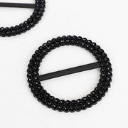 20 Round 2.5" Rhinestone Metal Buckle Chair Decorations