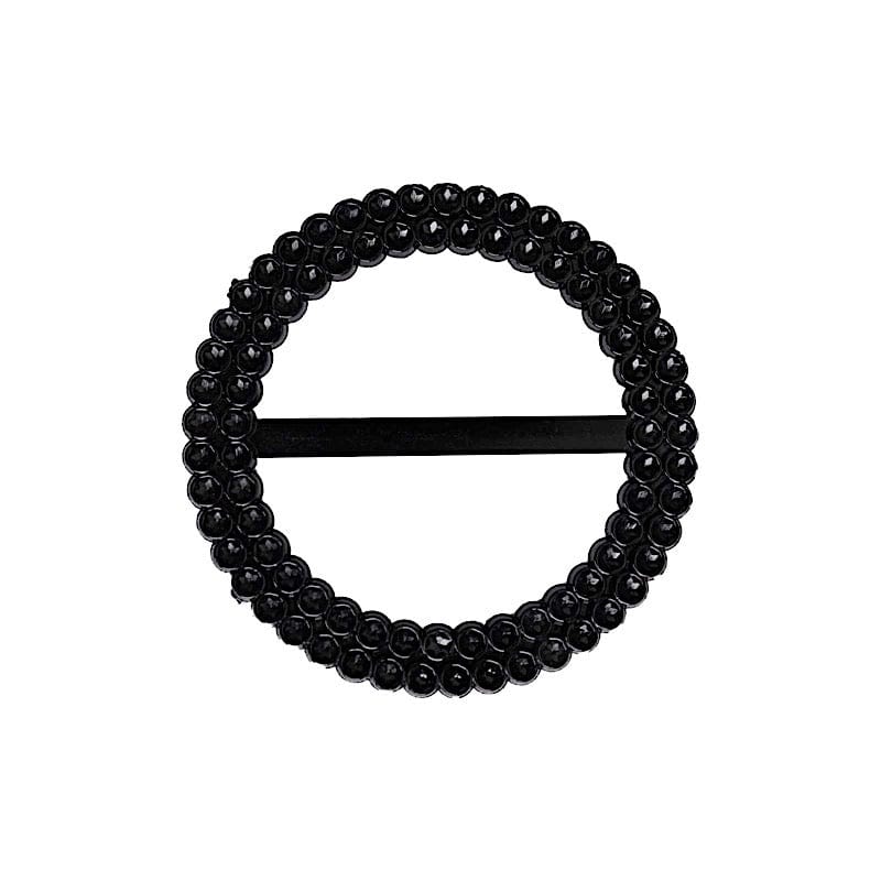 20 Round 2.5" Rhinestone Metal Buckle Chair Decorations