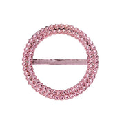 20 Round 2.5" Rhinestone Metal Buckle Chair Decorations