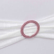 20 Round 2.5" Rhinestone Metal Buckle Chair Decorations