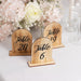 20 Rustic 4.5" Wooden Arch 1-20 Wedding Table Numbers - Natural FAV_BOARD06_SET_NAT