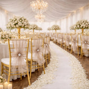 20 Sheer 6" x 108" Organza Chair Sashes