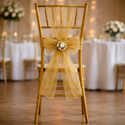 20 Sheer 6" x 108" Organza Chair Sashes